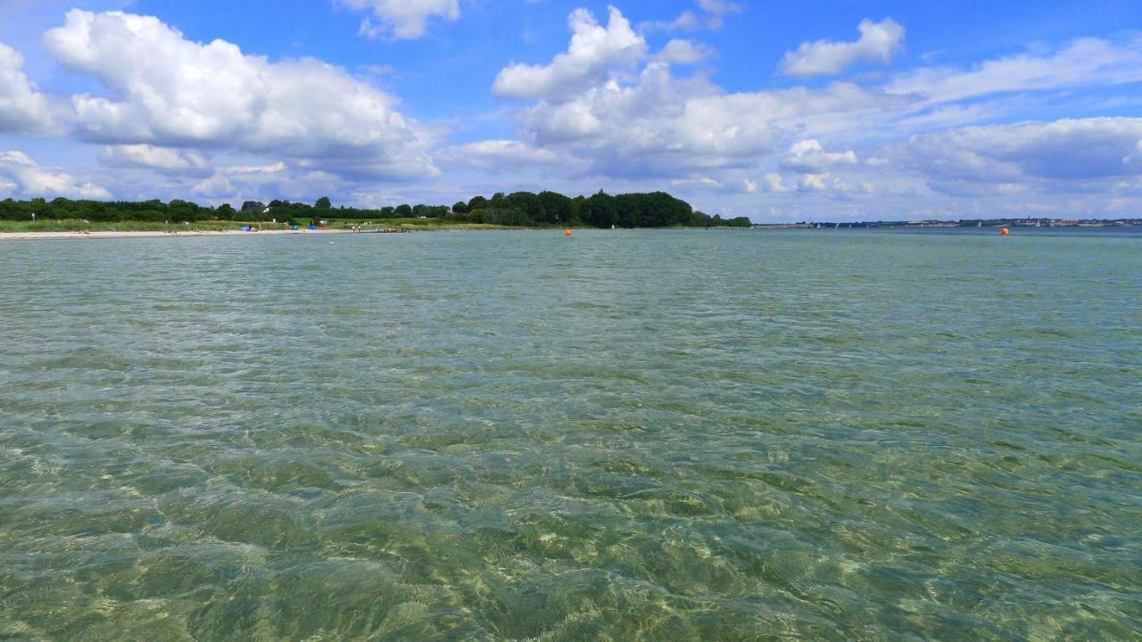 Seeblick I - Geraeumige 90Qm - Ganzes Haus - 50M Zum Naturstrand - Mit Terrasse Und Grossem Garten - Kueche Neu Glücksburg Exterior foto
