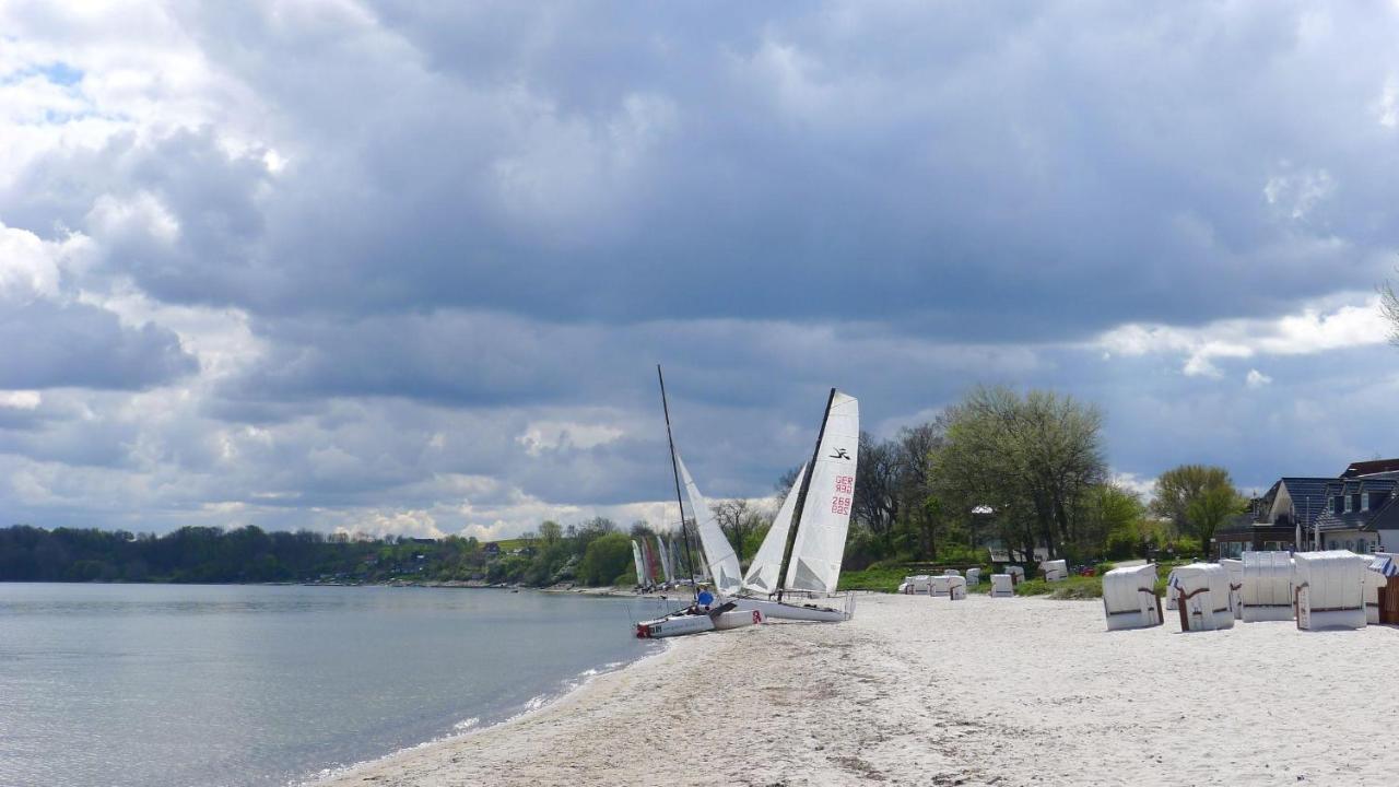Seeblick I - Geraeumige 90Qm - Ganzes Haus - 50M Zum Naturstrand - Mit Terrasse Und Grossem Garten - Kueche Neu Glücksburg Exterior foto