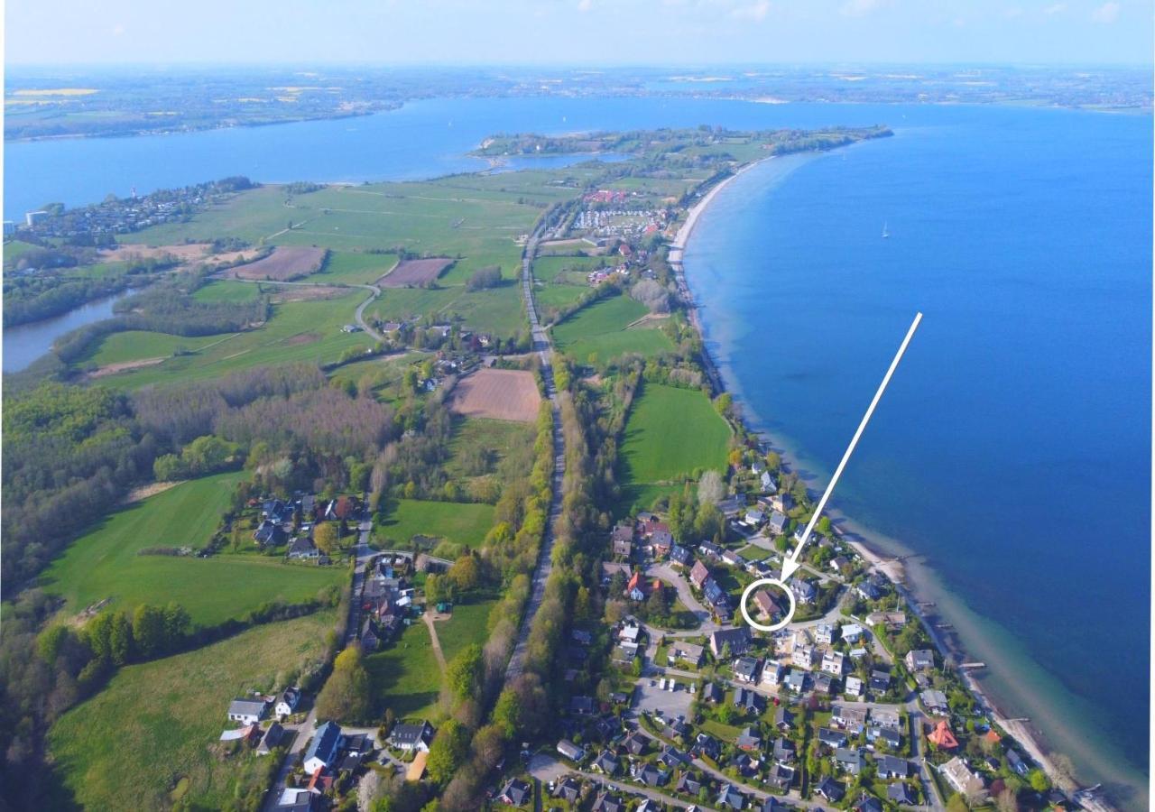 Seeblick I - Geraeumige 90Qm - Ganzes Haus - 50M Zum Naturstrand - Mit Terrasse Und Grossem Garten - Kueche Neu Glücksburg Exterior foto